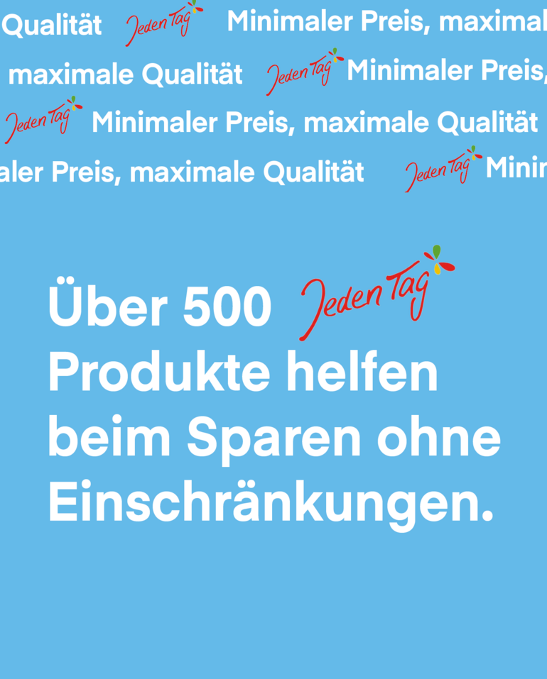 Jeden Tag genau richtig