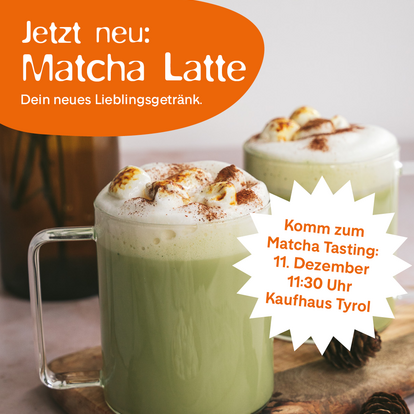 Matcha & Chai Latte bei Baguette