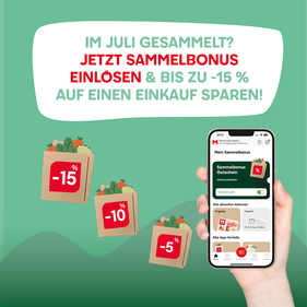 Jetzt App Sammelbonus einlösen
