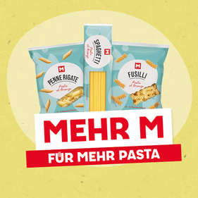 Mit «M» wird Pasta zu deinem Lieblingsessen