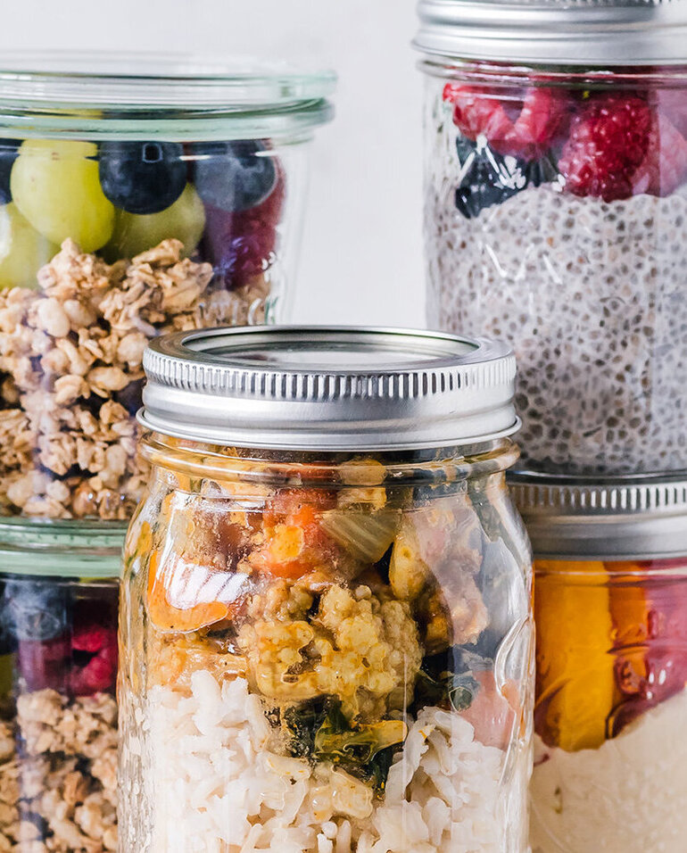 Meal Prepping für's Mittagessen