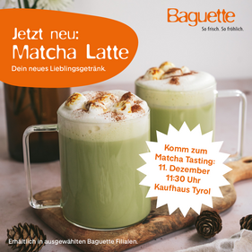 Ab 11. Dezember in ausgewählten Baguette Filialen erhältlich!