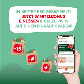 Jetzt deinen Sammelbonus im Oktober einlösen!